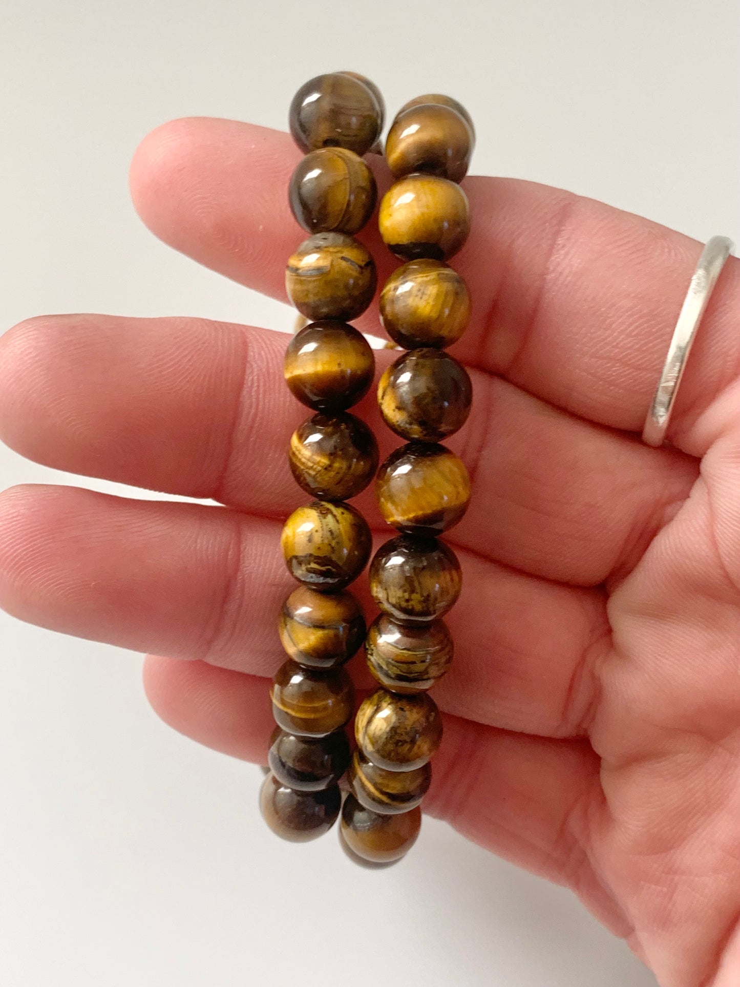 Tiger's Eye Bracelet, 8mm