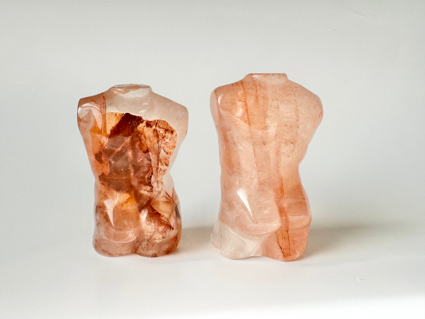 Fire Quartz Body Carvings