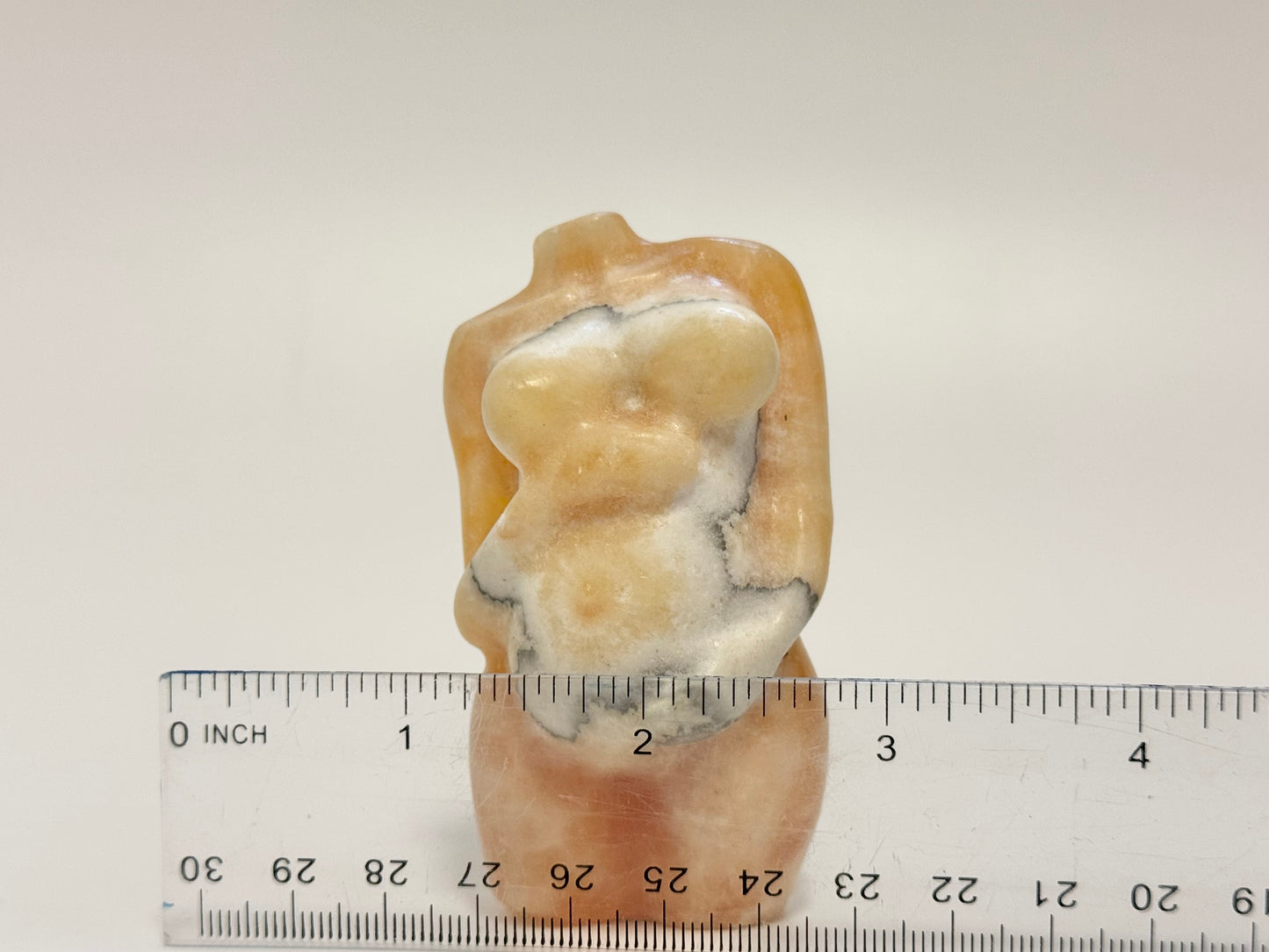 Yellow Calcite Pregnant Body, 3 inch