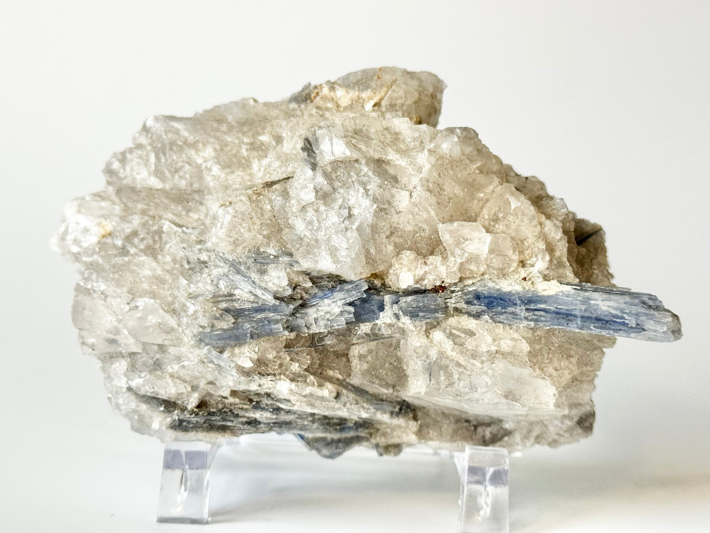 Blue Kyanite in Quartz Specimen (D)