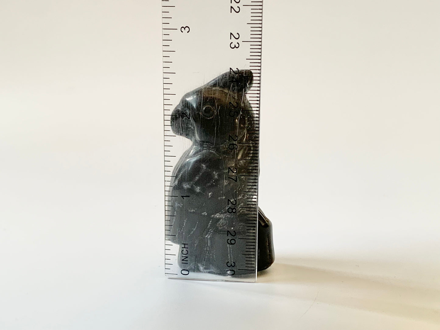 Parrot, Obsidian Carving