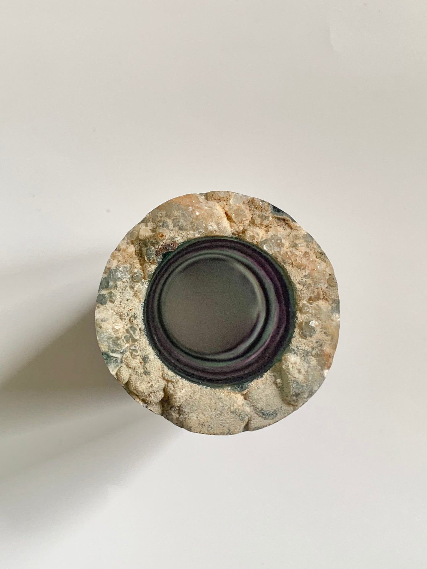 Fluorite Cylinder, Hollow Core