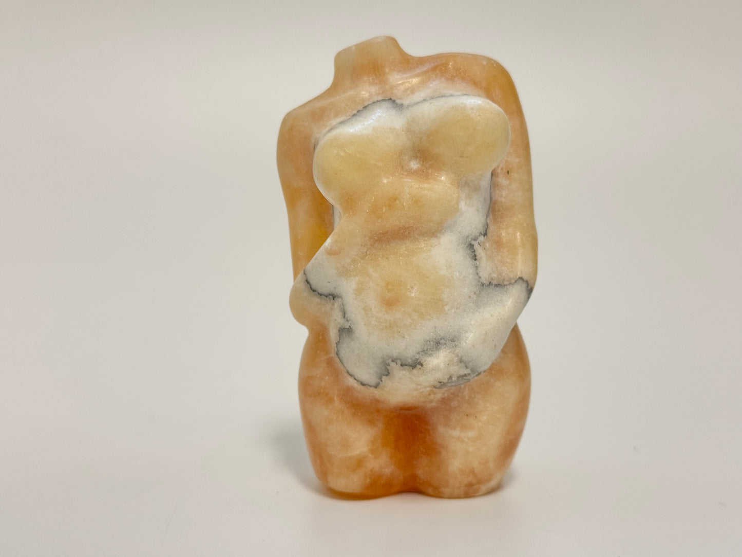 Yellow Calcite Pregnant Body, 3 inch