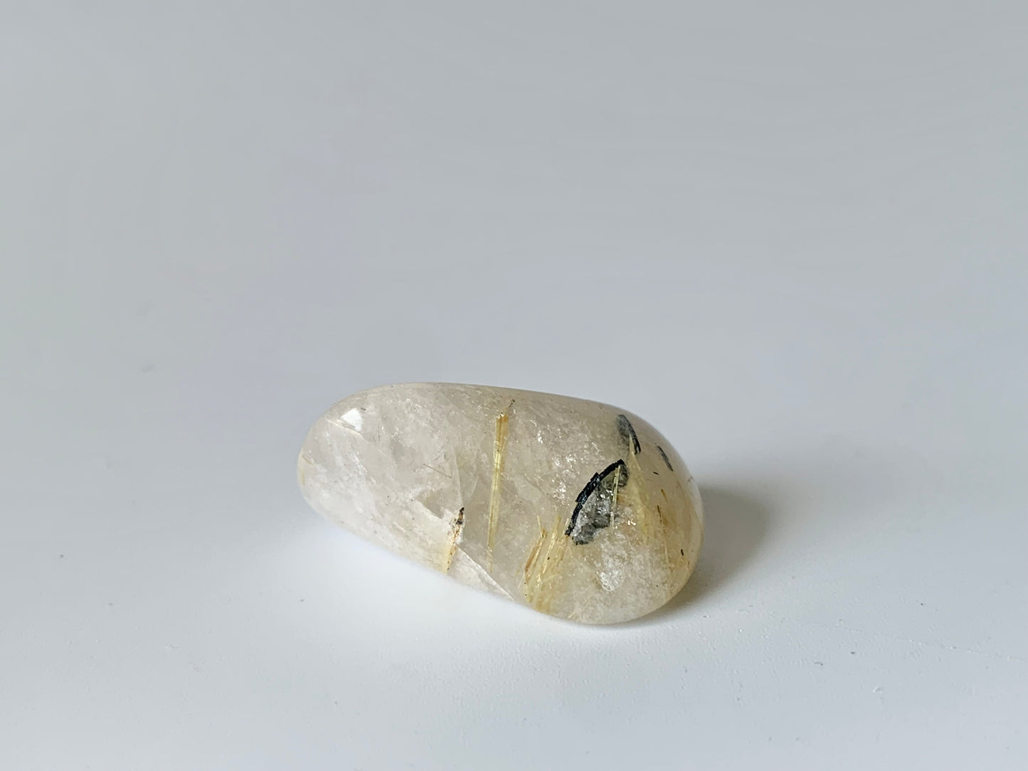 Gold Rutile,  tumble