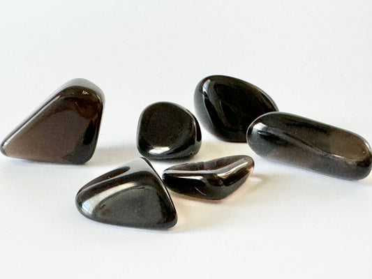 Translucent Black Obsidian Tumble,