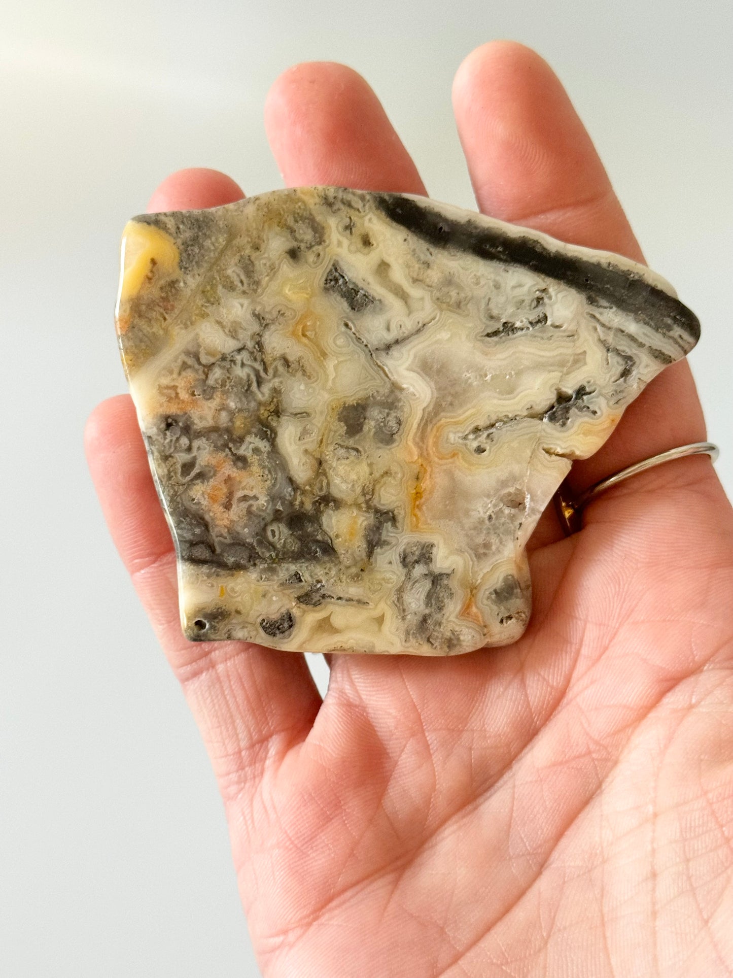 Australian Crazy Lace Agate Slab, polished