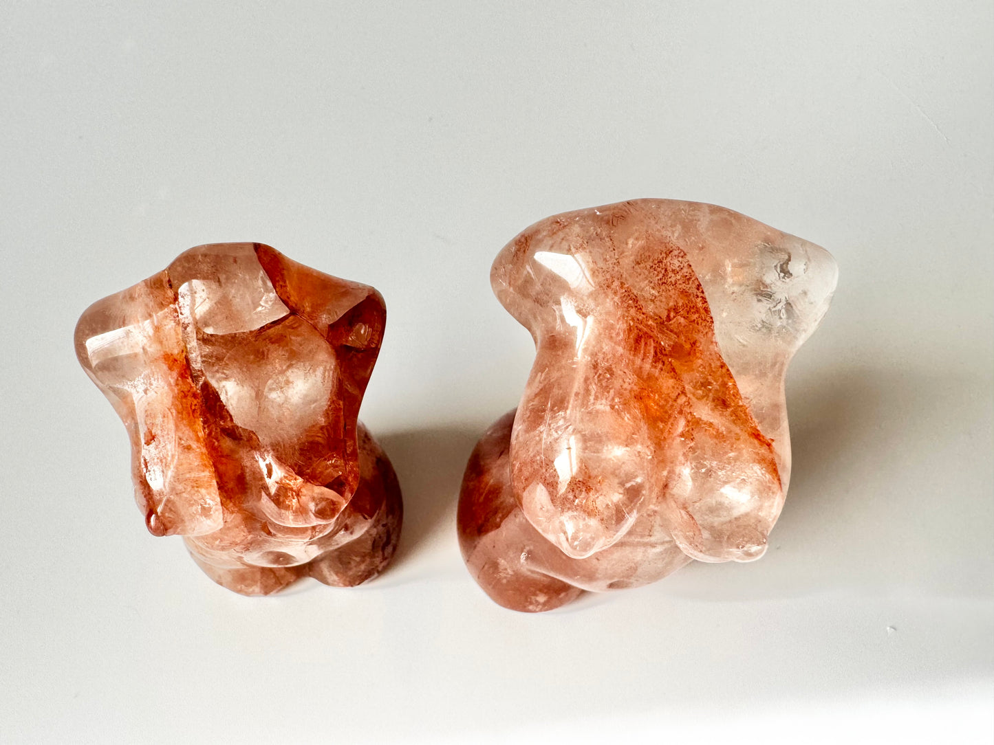 Fire Quartz Body Carvings