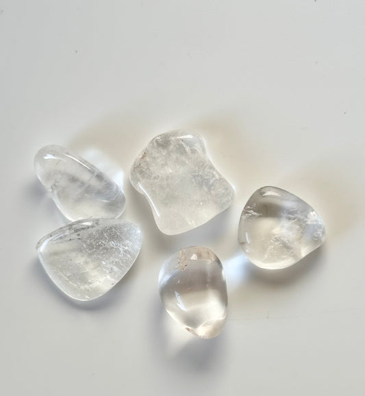 Clear Quartz Tumbles