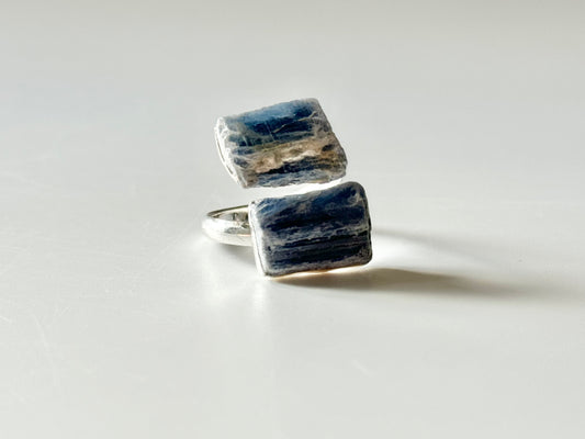 Blue Kyanite Adjustable Ring