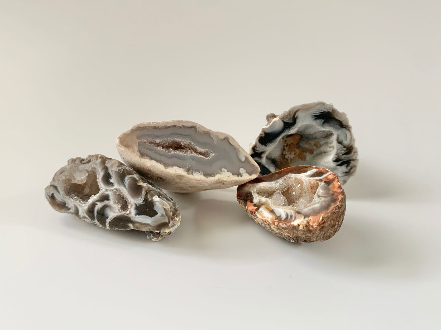 Oco Geode Polished, halves