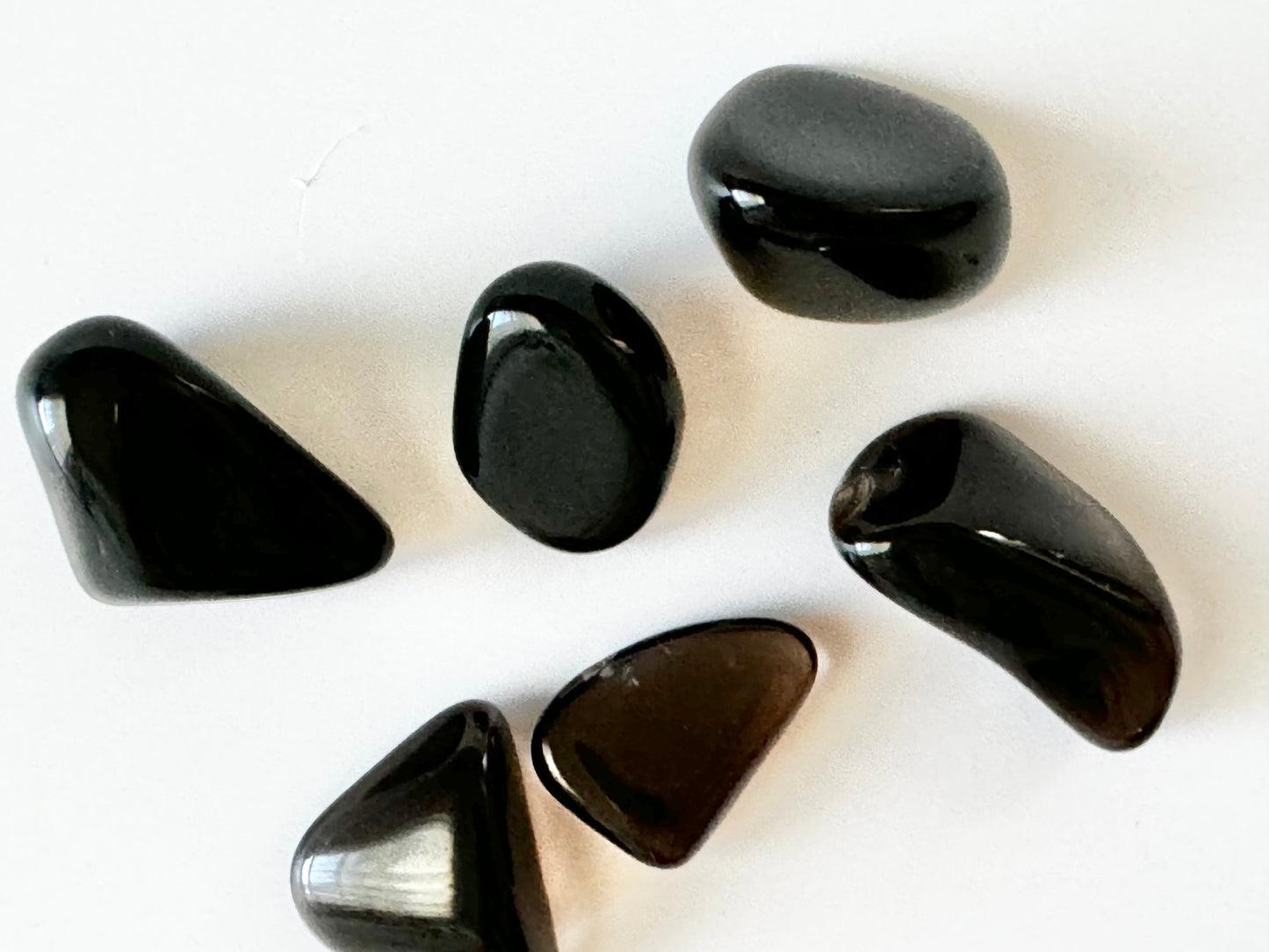 Translucent Black Obsidian Tumble,