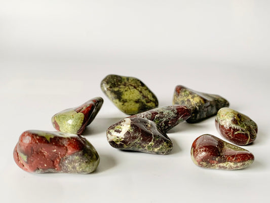 Dragon Blood Jasper, tumble