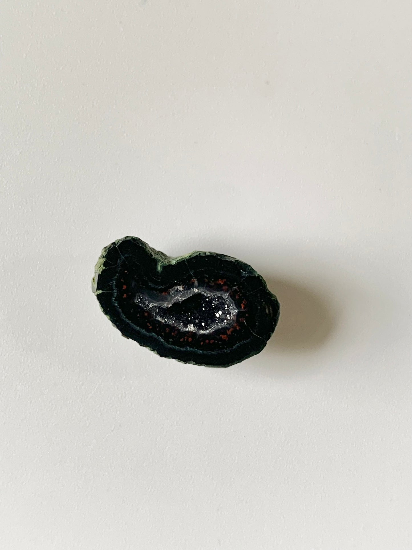 tabasco geode, polished