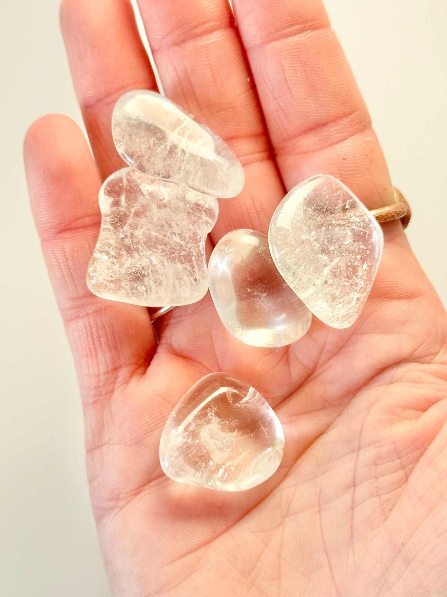 Clear Quartz Tumbles