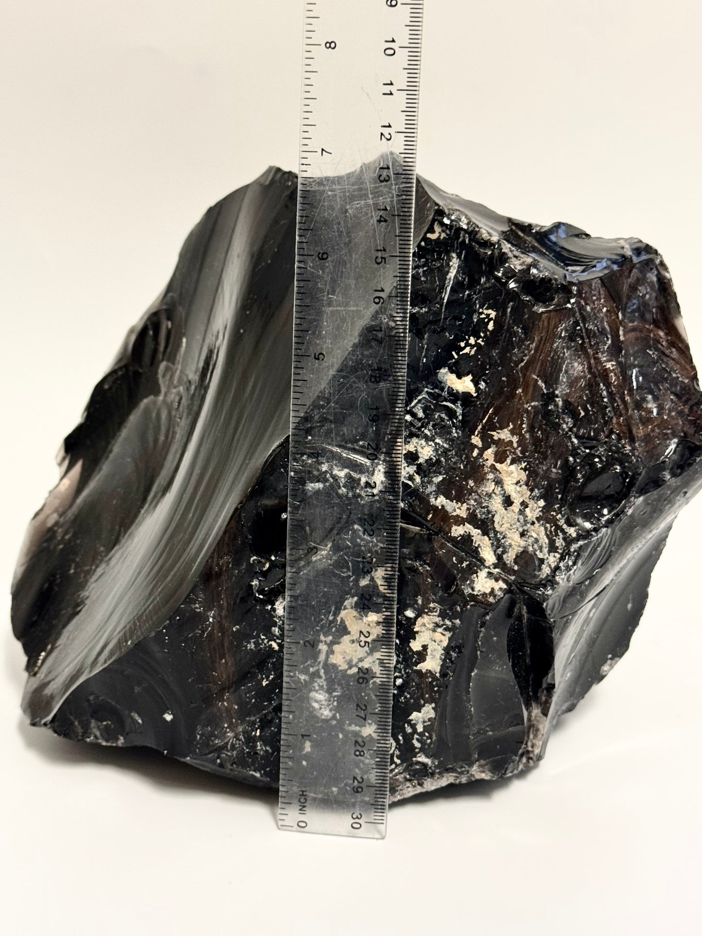 Raw Black Obsidian