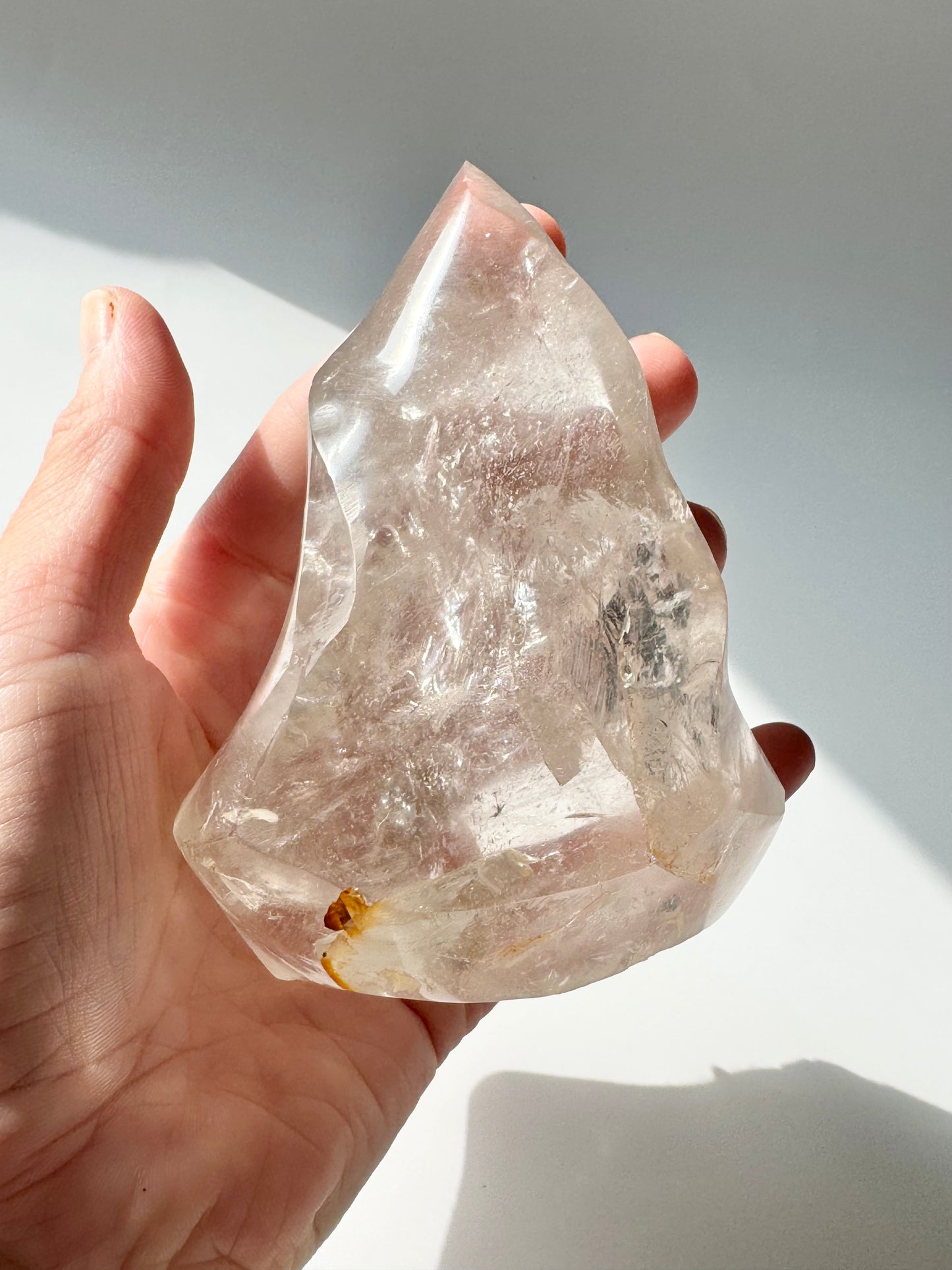 Clear Quartz Flame