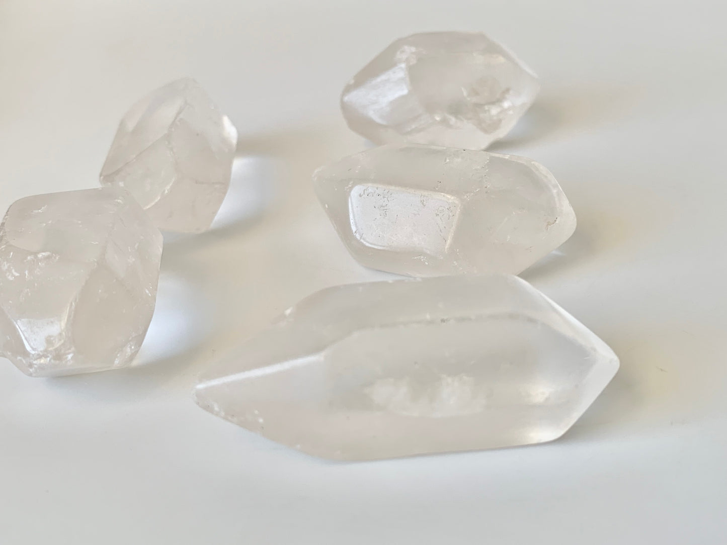 Double Terminated Clear Quartz, polished