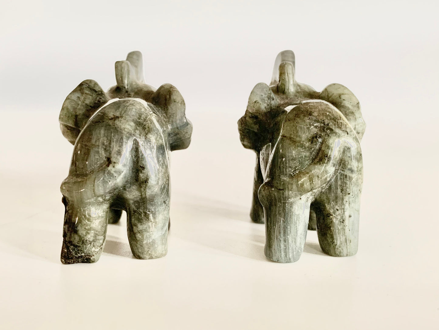 Labradorite Elephant Carving