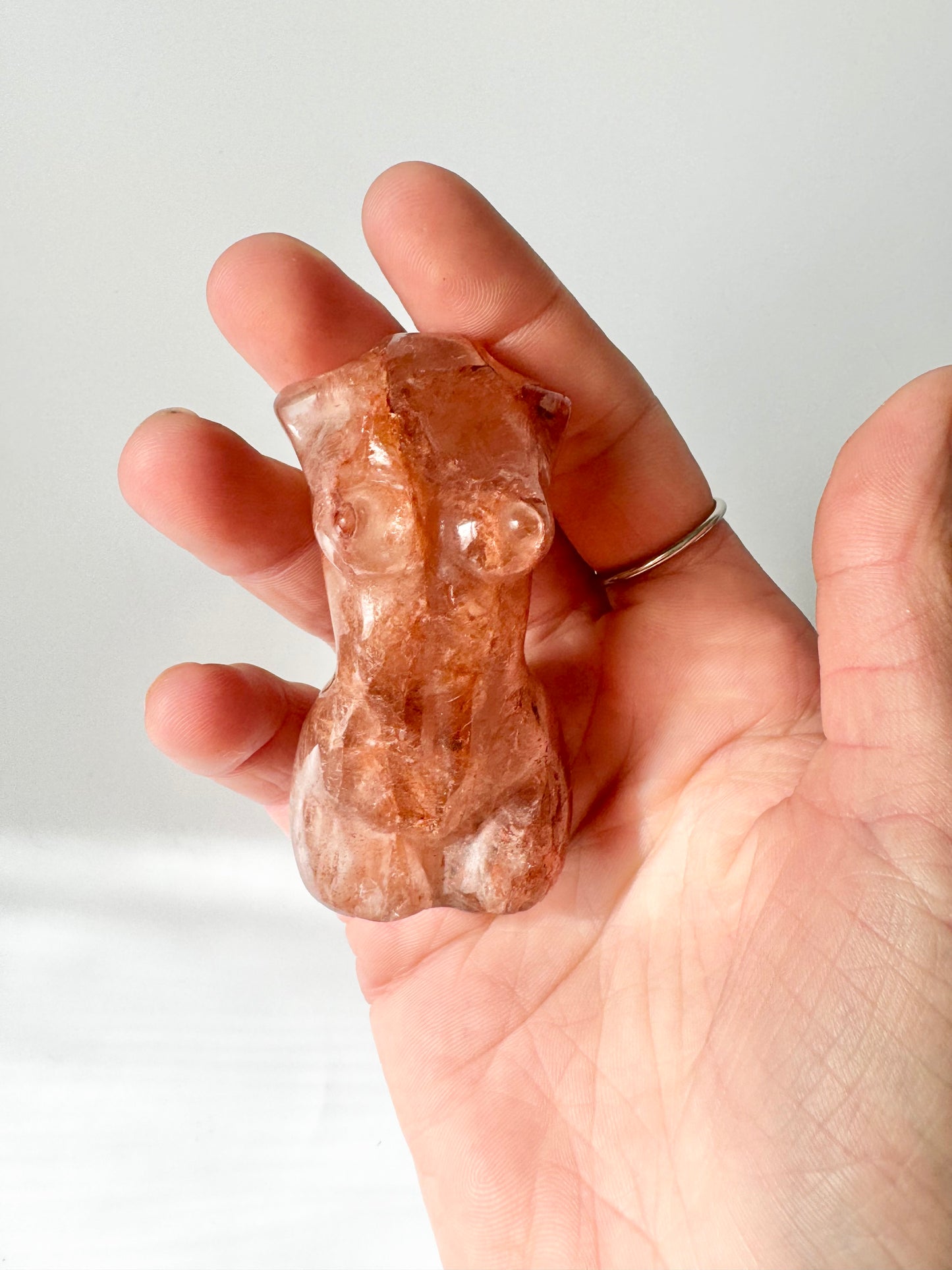 Fire Quartz Body Carvings