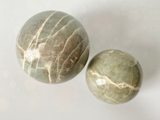 Green Moonstone Sphere