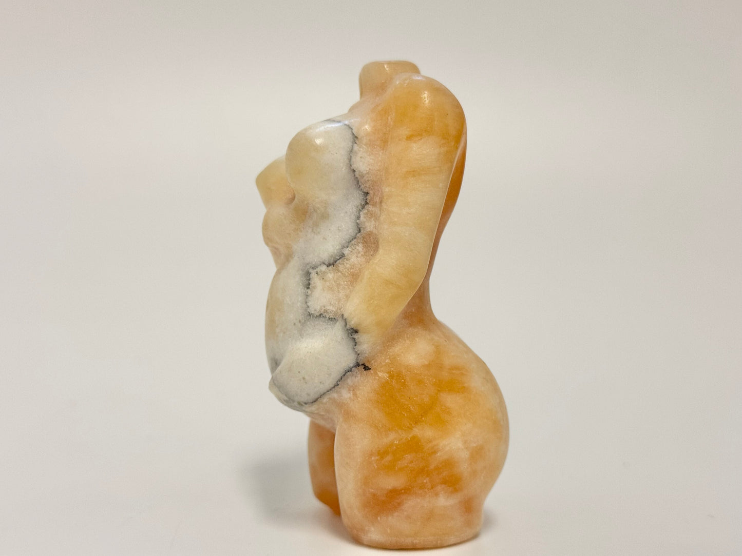 Yellow Calcite Pregnant Body, 3 inch