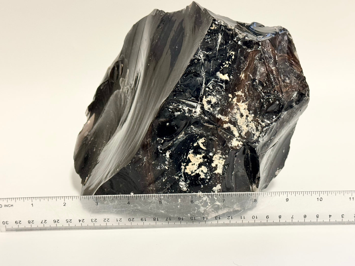 Raw Black Obsidian