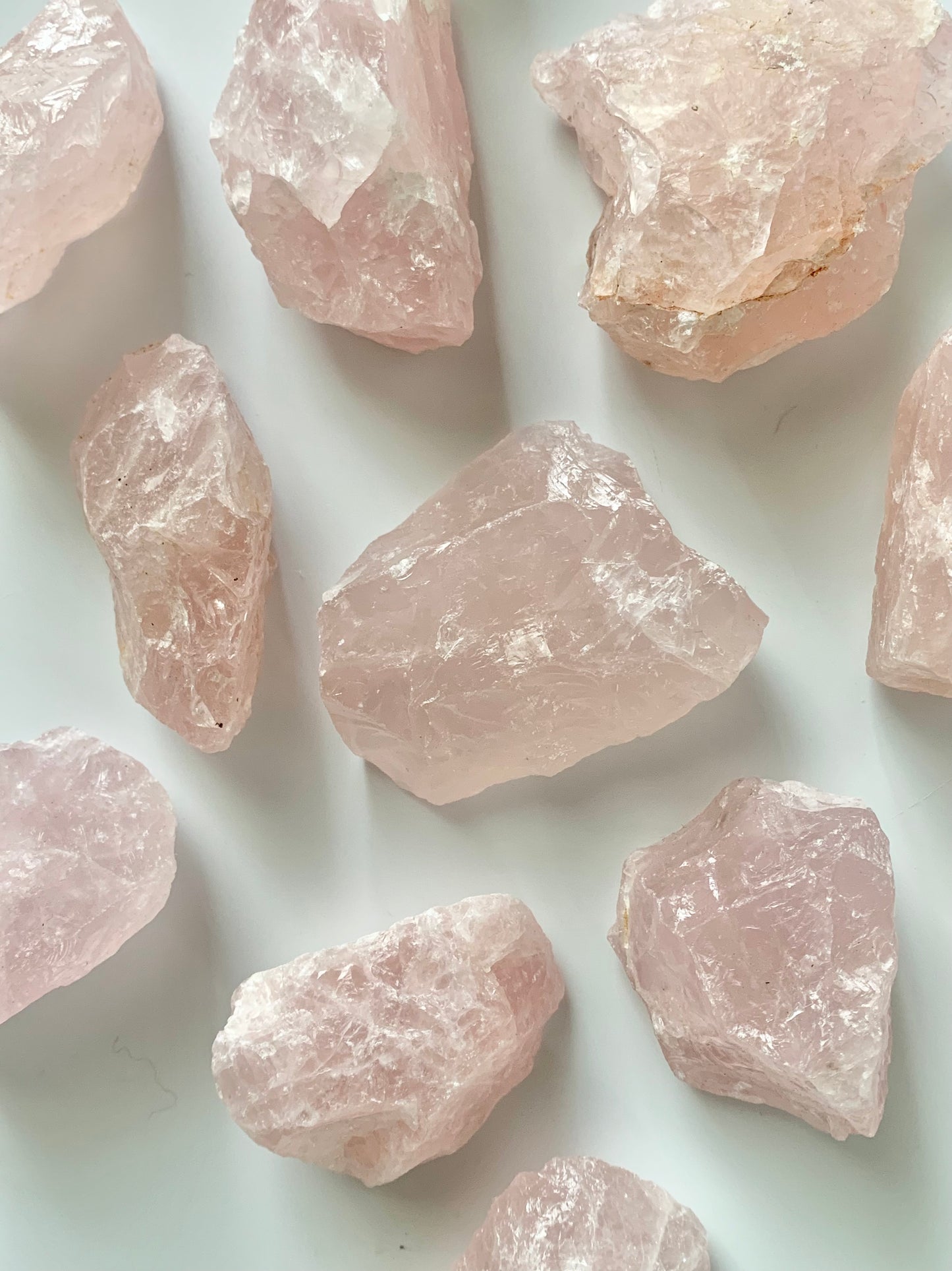 Rose Quartz, Raw, Medium