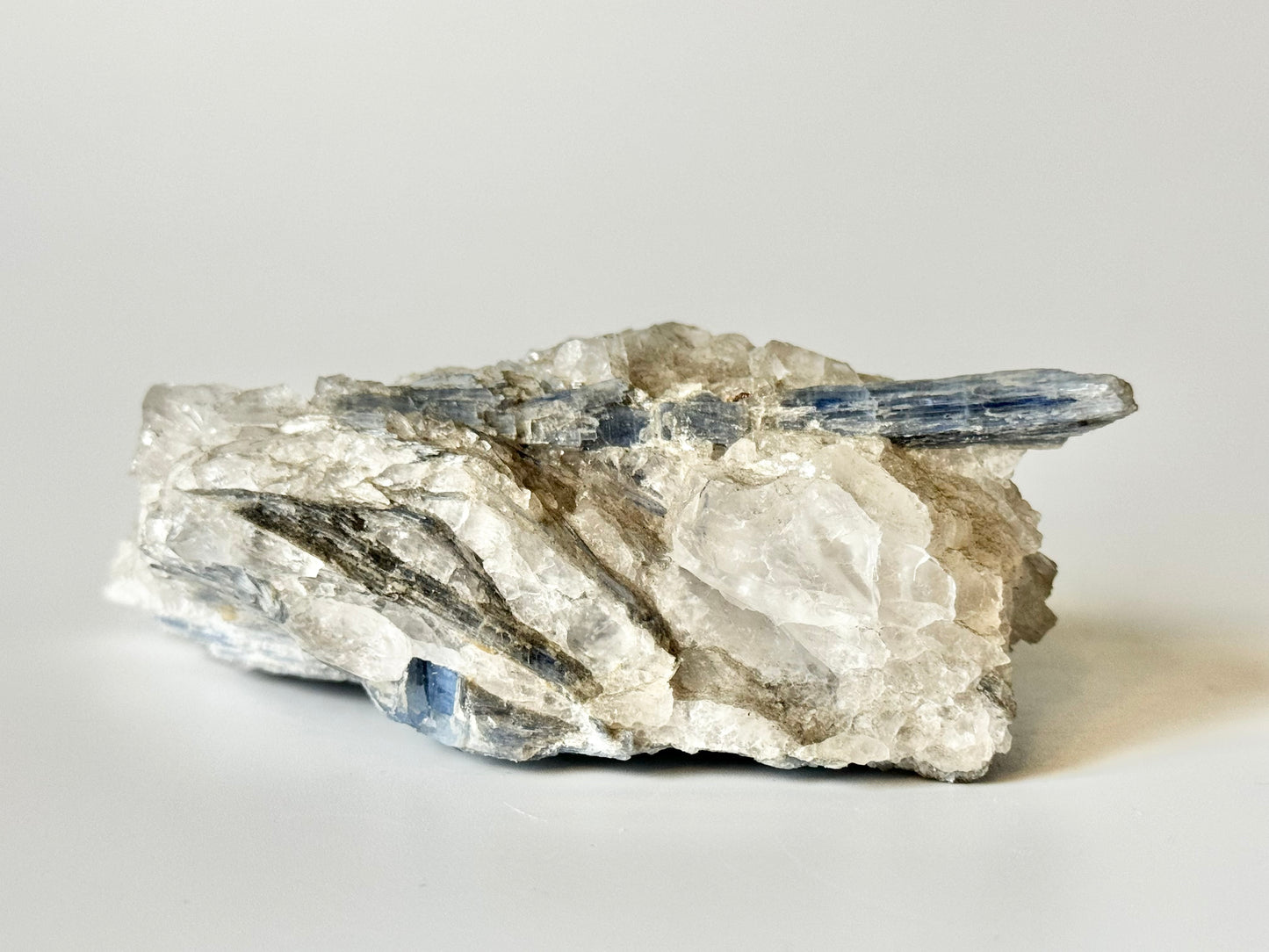 Blue Kyanite in Quartz Specimen (D)