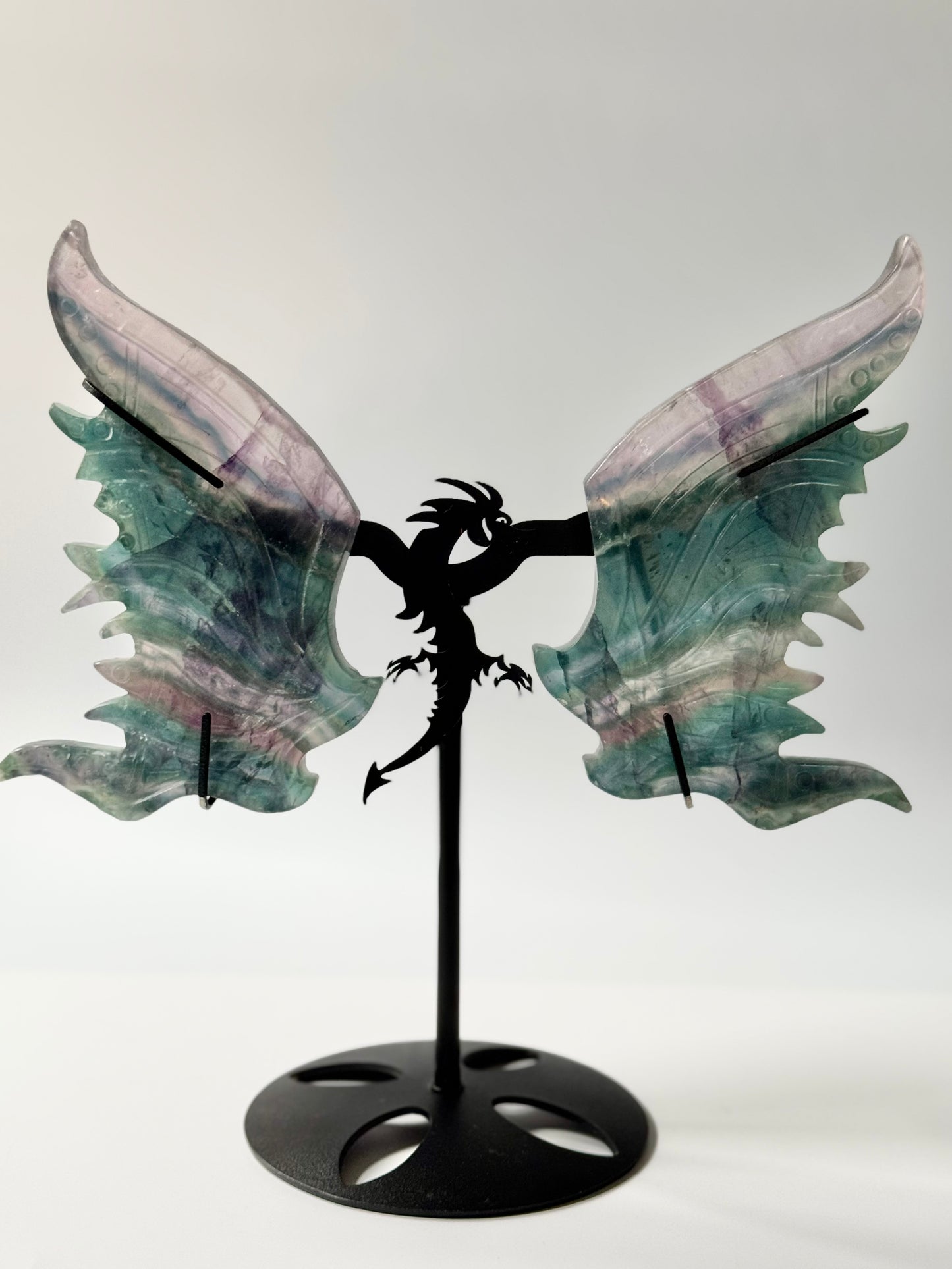 Wings with Black Stand and optional dragon attachment