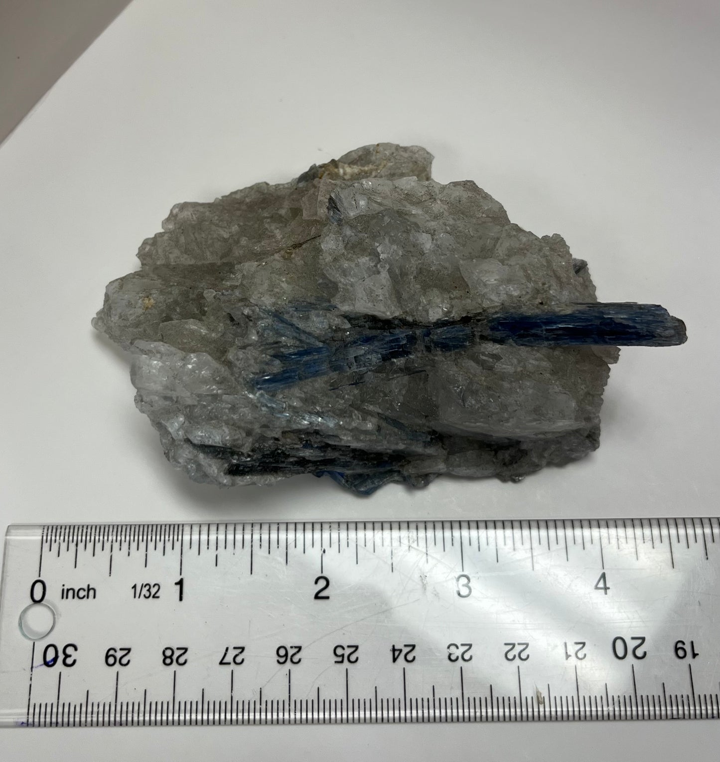 Blue Kyanite in Quartz Specimen (D)