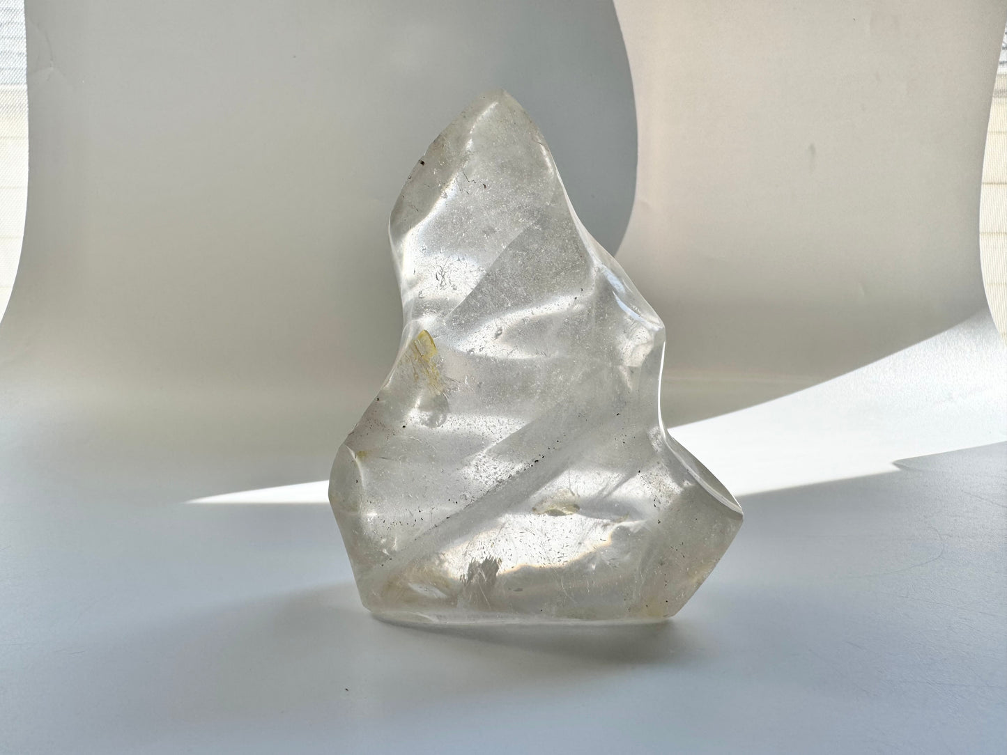 Clear Quartz Flame