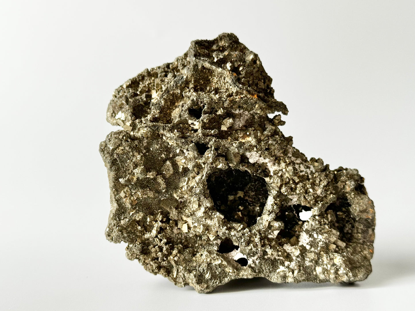 Pyrite Crystal Cluster