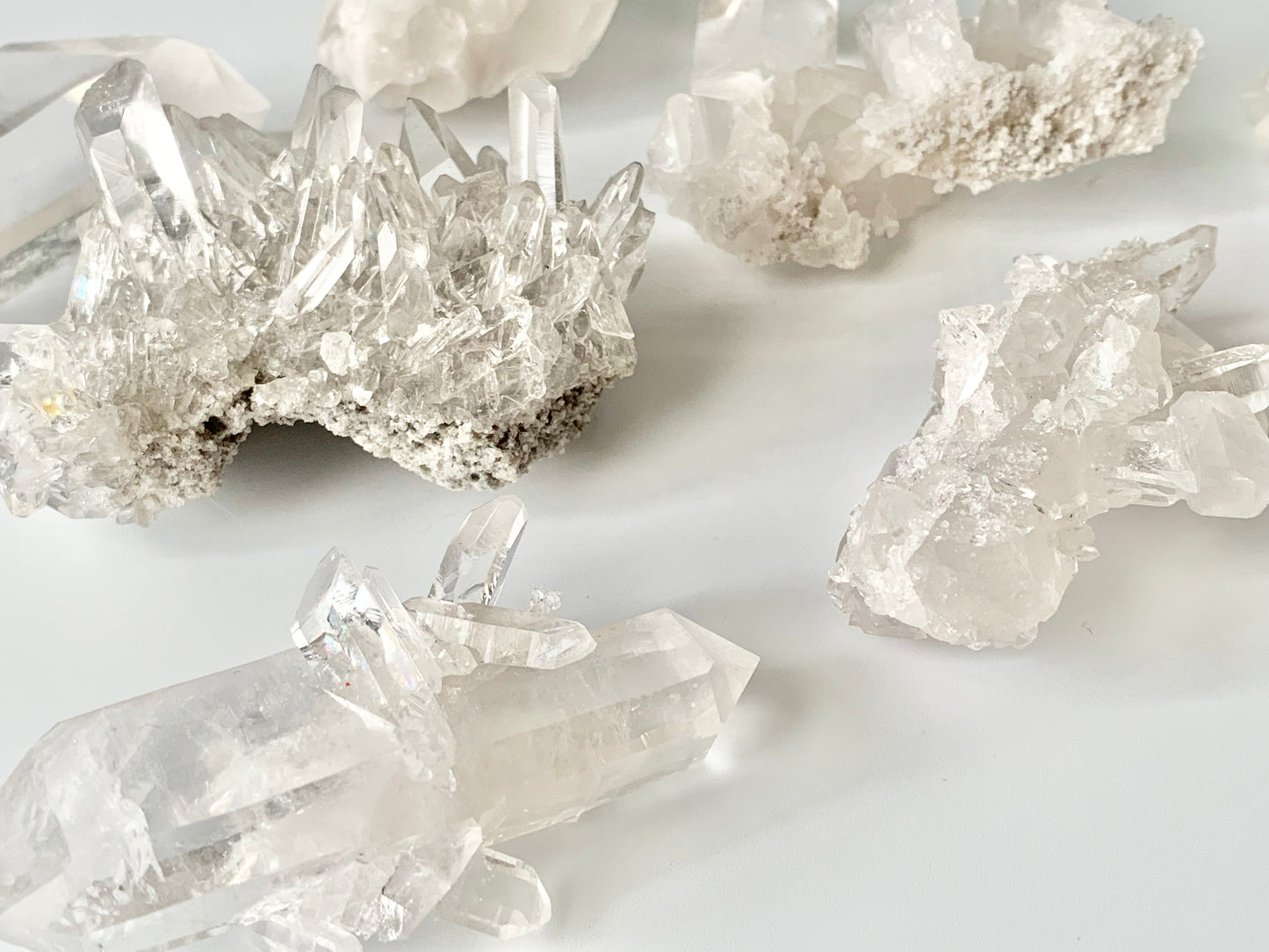 Clear Quartz Crystal Cluster