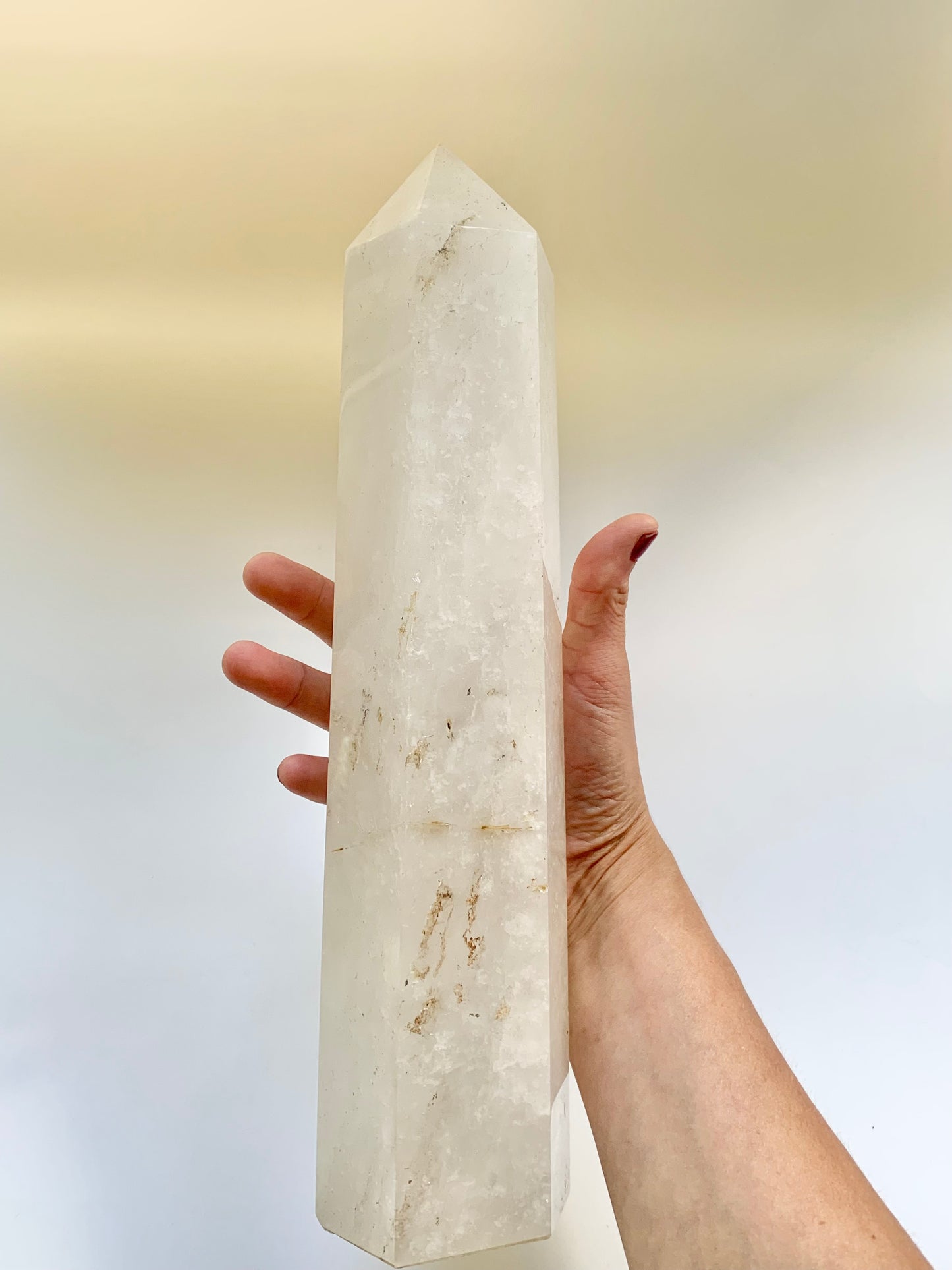 White Quartz Tower, XL