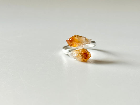 Citrine  Adjustable Ring