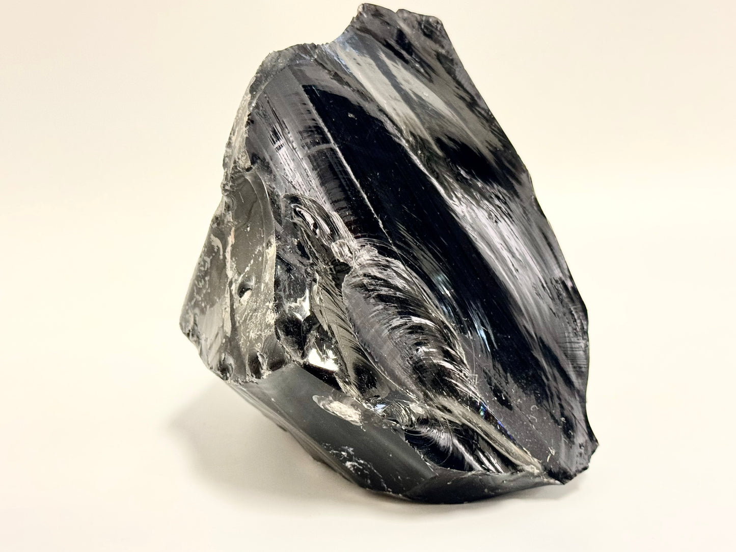 Raw Black Obsidian