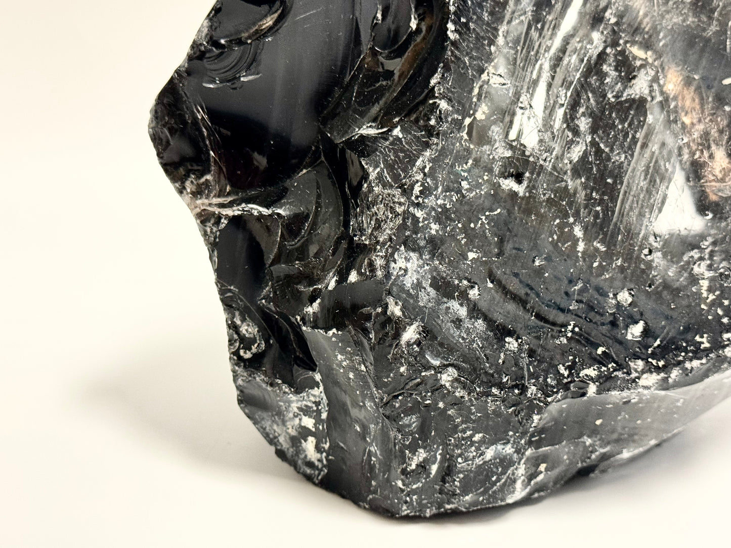 Raw Black Obsidian