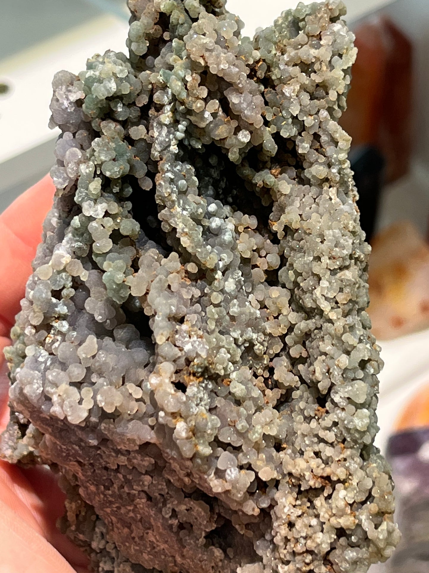 Large Raw Grape Agate Cluster