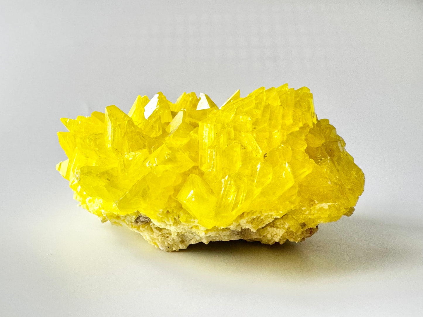 Sulfer Crystal Cluster