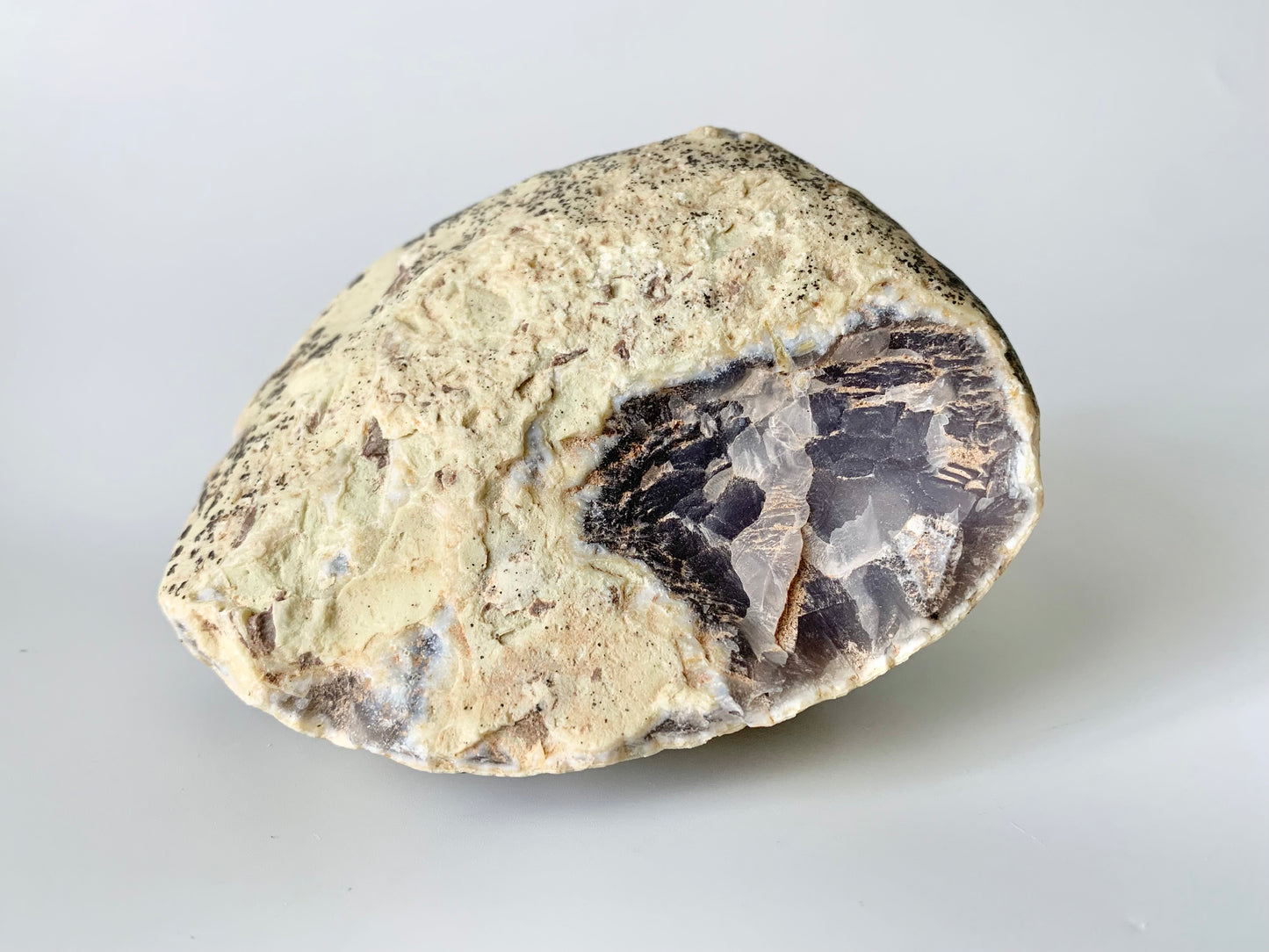 Whole Enhydro Geode/Nodule for Cracking/Cutting