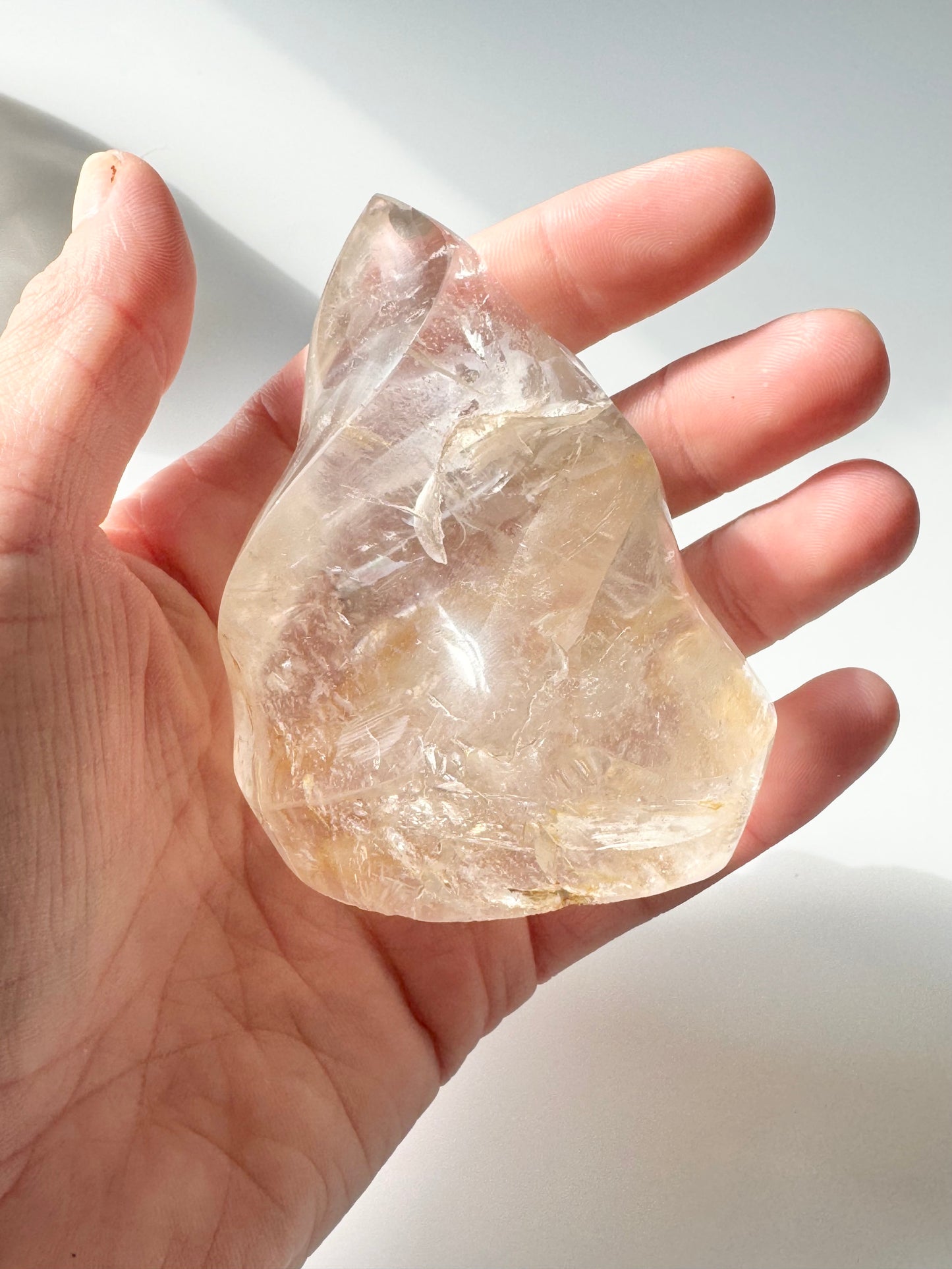 Clear Quartz Flame