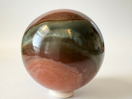 Polychrome Jasper Sphere, ~74mm