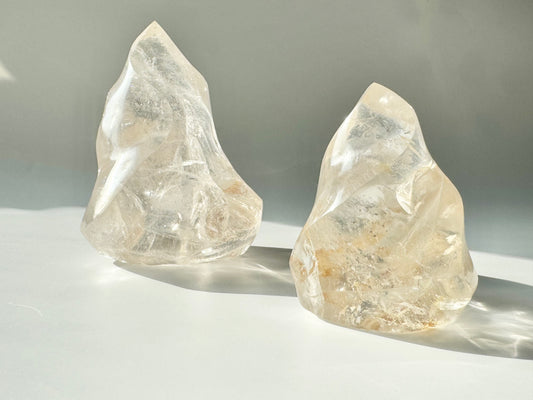 Clear Quartz Flame