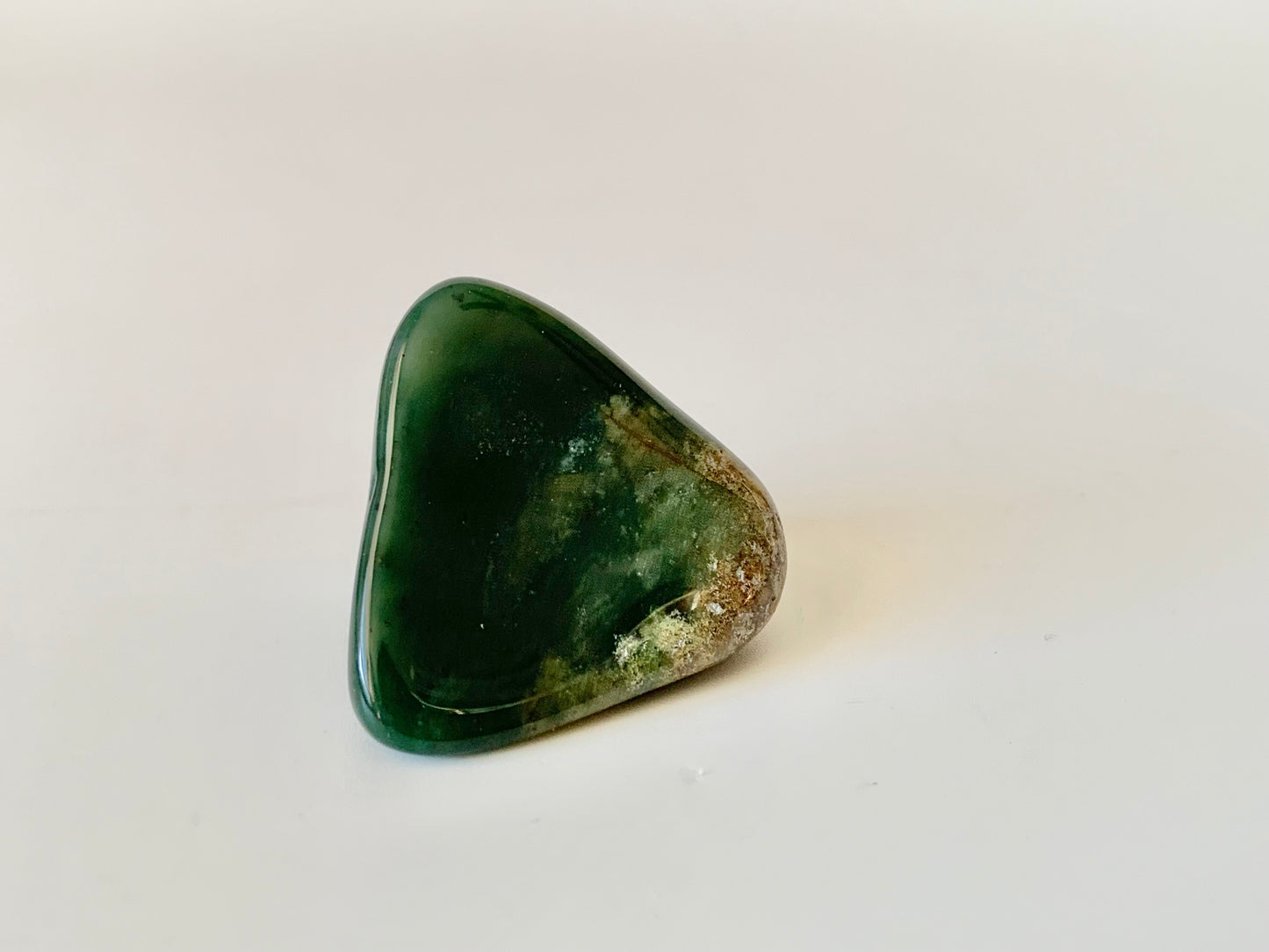 Polished Green Moss Agate Tumble