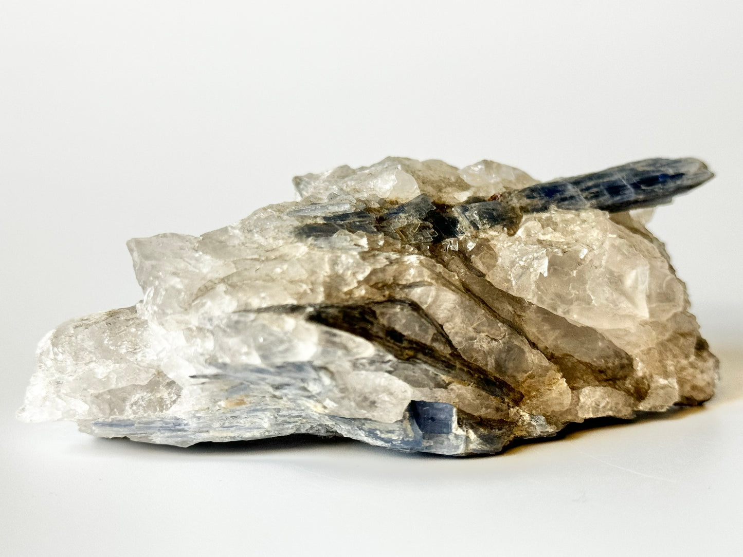 Blue Kyanite in Quartz Specimen (D)