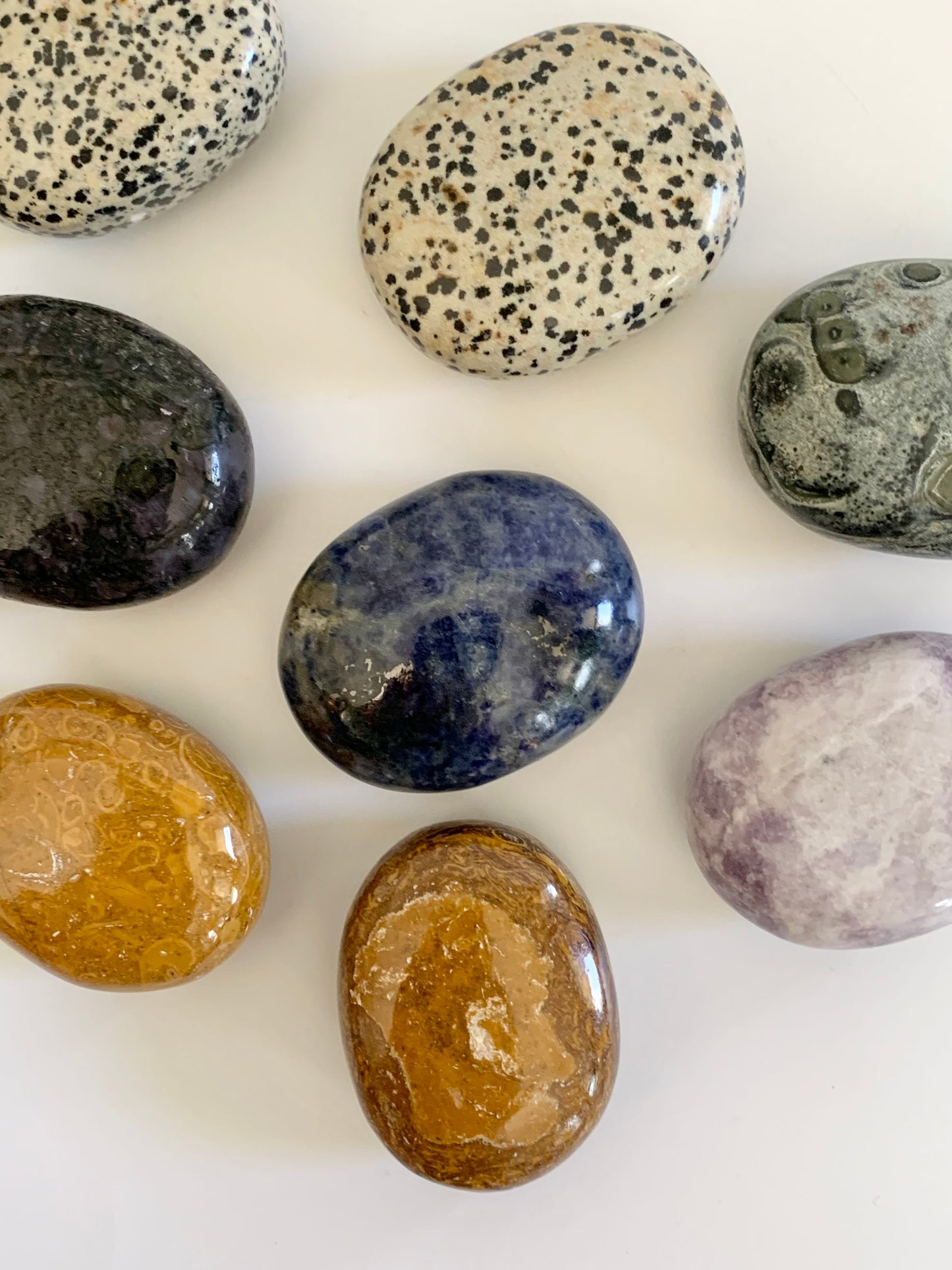 Palm Stones, choose your material