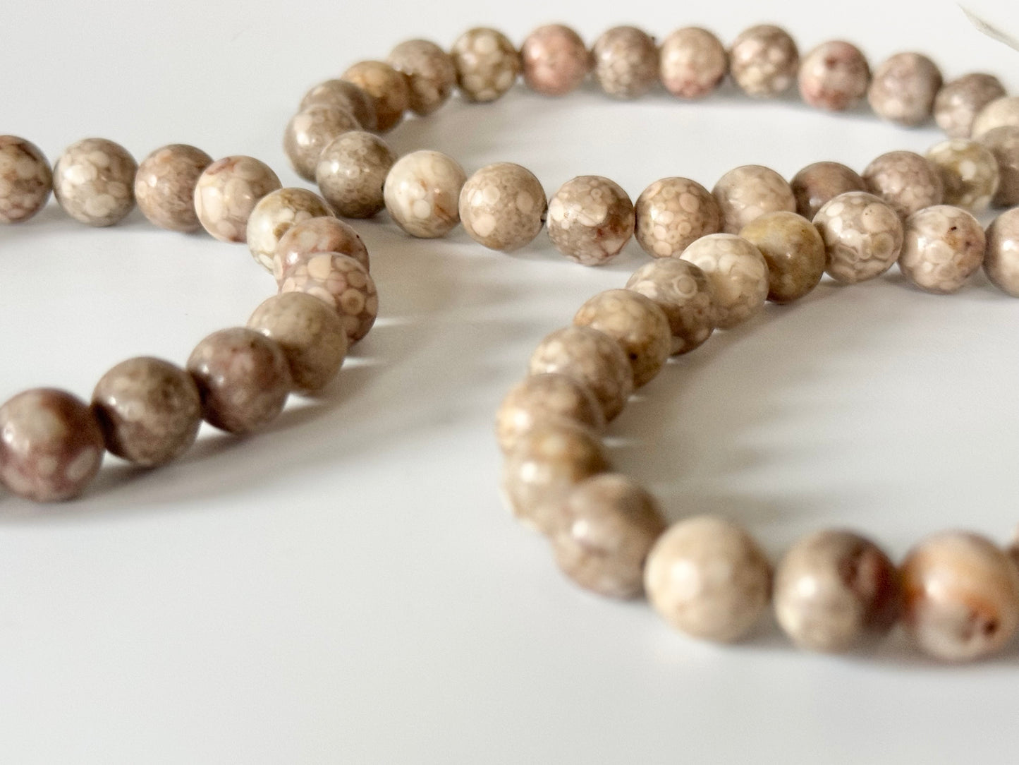 Pisolite Round Bead Bracelet, 8mm