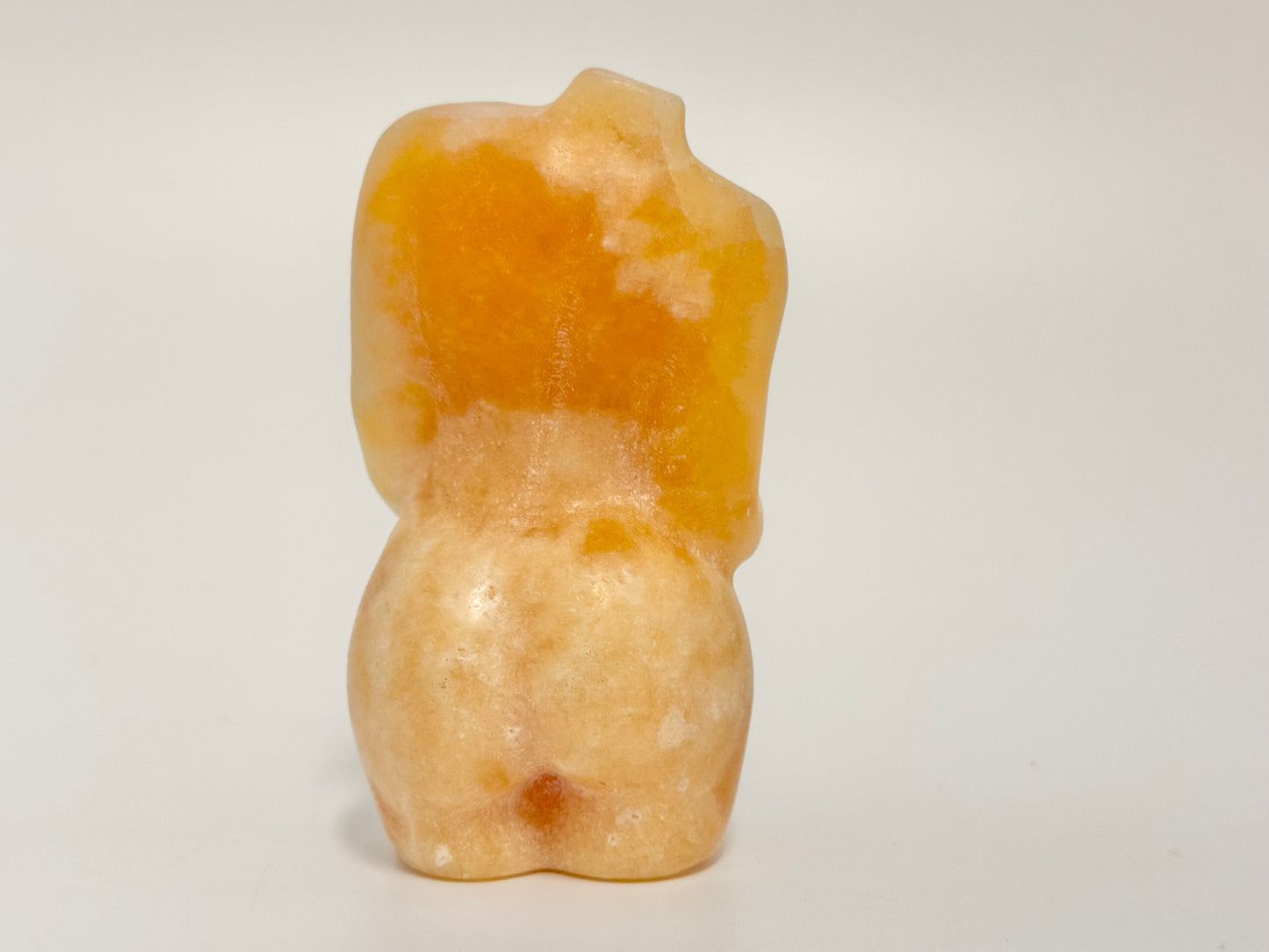 Yellow Calcite Pregnant Body, 3 inch