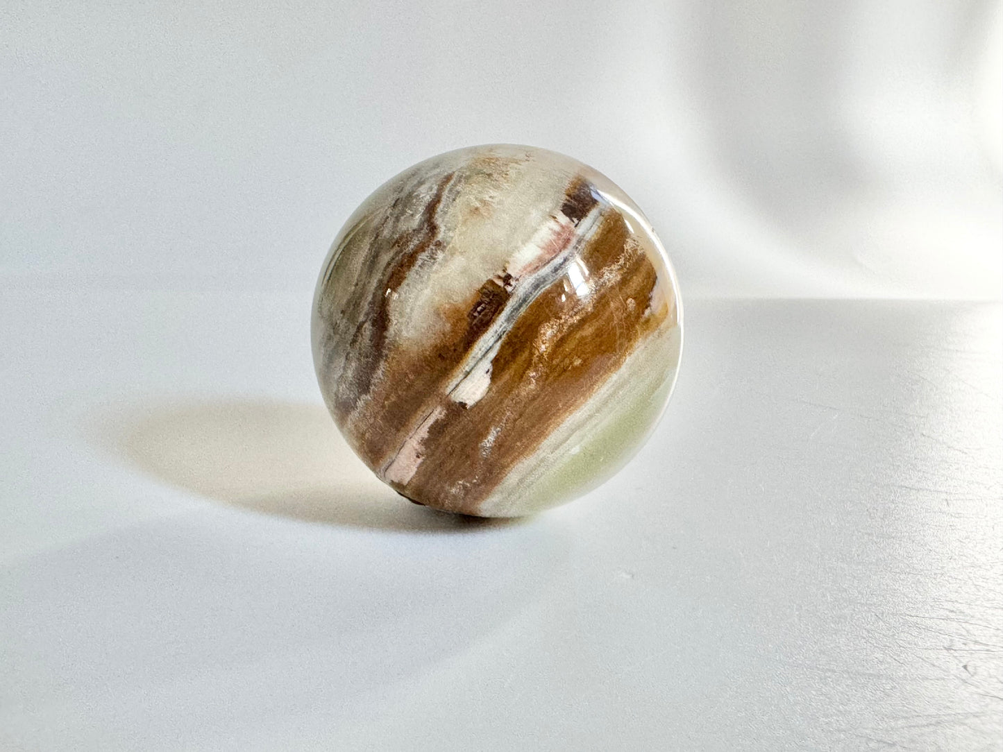 Green Onyx, Afghan Jade Sphere