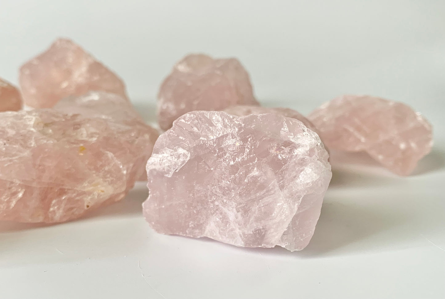 Rose Quartz, Raw, Medium